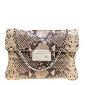 Michael Kors Snakeskin Shoulder/Clutch Bag